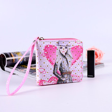 厂家供应可爱手提拉链钱包 时尚手拿零钱包批发 地摊钱包批发