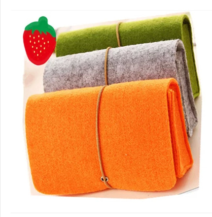 防尘毛毡数码收纳包 数据线电源鼠标毛毡收纳包 移动硬盘收纳包