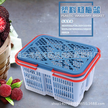 厂家批发杨梅篮塑料果蔬篮子塑料制品塑料枇杷篮置 水果篮子