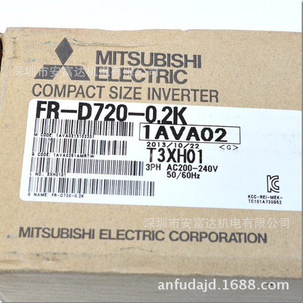议价日本三菱变频器FR-D720-0.2K 全新原装进口，假一罚十