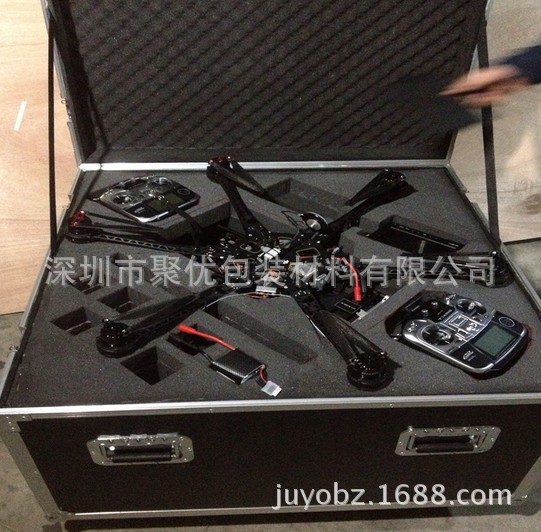深圳厂家专业订制EVA航拍无人机海绵内衬包装盒内衬
