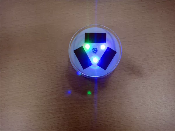 Stand solar-powered
