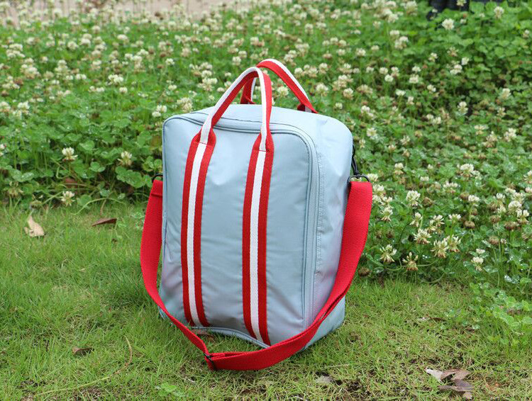 427g Weight Nylon Lining Material Zipper Closure Type Single Shoulder Strap Strap Type Business, Travel Occasion Nylon Material Solid Color Pattern Unisex Gender Square Shape Dark Blue, White, Green, Black Color Medium Size Trolley Travel Case Large-capacity Clothing Storage Bag Wholesale Nihaojewelry 2