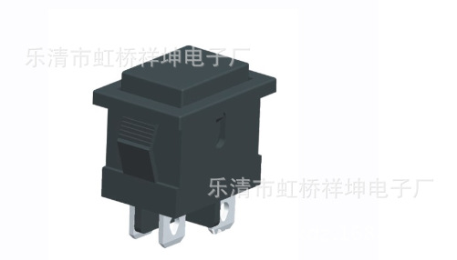 XKDZ供应 船型开关 KCD1- 方型按钮开关  四脚 两档