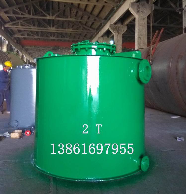 2吨平盖平底钢衬塑储罐 非标定制立式储罐 化工储罐