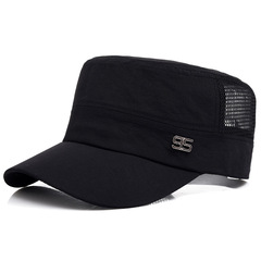Flat-topped hat man summer outdoor sun protection military hat mesh breathable sun hat quick-drying duckbill hat Korean style baseball hat