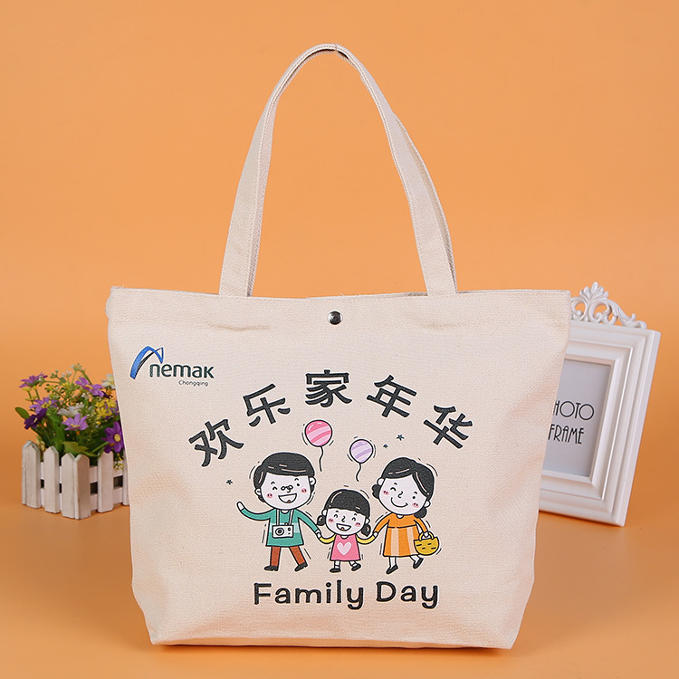 厂家定做棉布袋 手提环保购物袋白色全棉小棉布袋子帆布袋定制