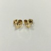 Autonomous production of luxury high -end card cap round head card caps electroplated gold card caps