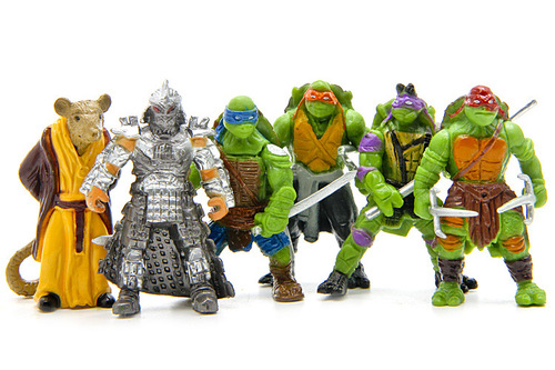 Cross-border hot-selling cartoon 6 second-generation turtle dolls DIY versatile Korean version landscaping dolls
