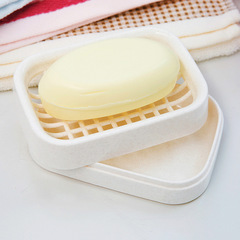 Japanese imported double-layer soap dish draining soap dish creative handmade soap dish bathroom stylish soap plate soap tray soap rack