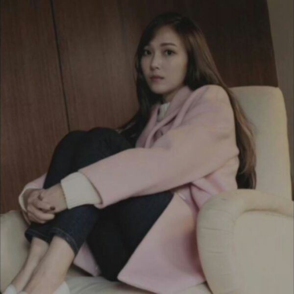 Zheng Xiuyan Press Conference Krystal Same Pink Mid-length Cocoon-shaped Woolen Coat Coat Slim Fit Women's Coat