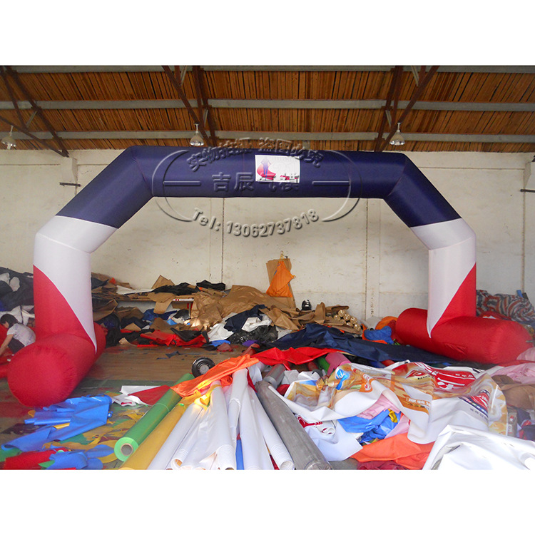 新款吉辰充气拱门气模 室外大型移动气模 车缝充气模型定制批发