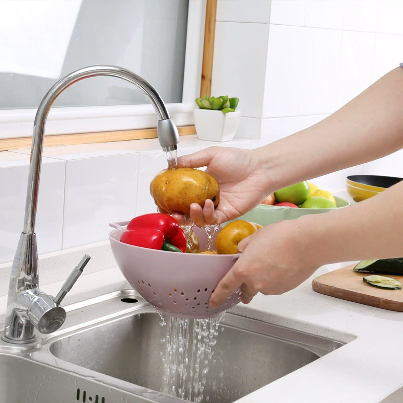 Фабричная продажа в прямом доступе пластиковая корзина для слива воды, корзина для стока риса, многоцелочная корзина для овощей для мытья фруктов фильтр сито