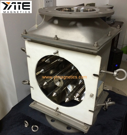 供电动管道除铁器，旋转式分离器，防搭桥，防积料