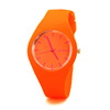 Ultra thin silica gel watch for leisure, wholesale