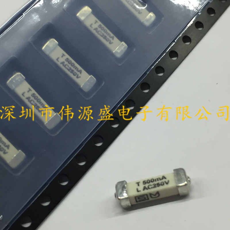 贴片一次性保险丝 3x10.1mm F 500mA 250V 3405.0163.24