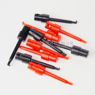 Large test hook gules black Single hook Test clamp Circuit board Electronic component hook Test Accessories