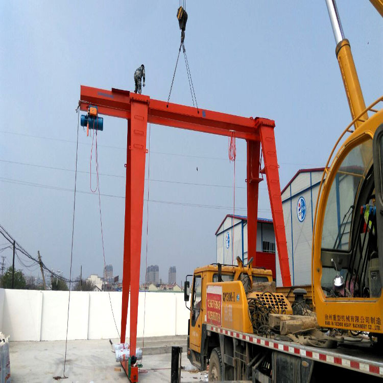 厂家电动龙门吊  MH型电动葫芦龙门 单梁门式起重机