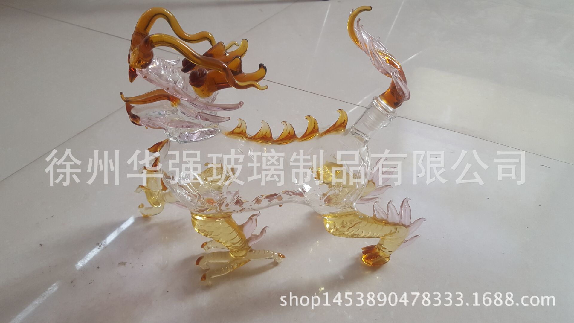 热销玻璃工艺酒瓶十二生肖酒瓶艺术酒瓶1500ml支持加工定制