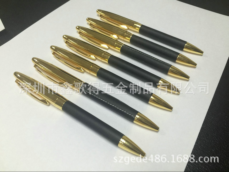 厂家提供 文具笔金属真空电镀加工 深圳真空电镀镀金表面处理