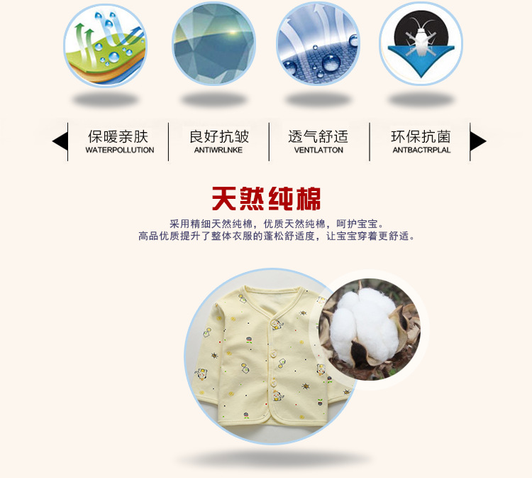 Coffret cadeau pour nouveau-né Le coton biologique - Ref 1961578 Image 7