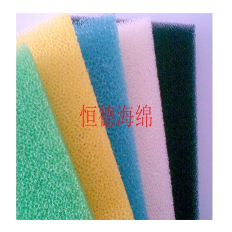 聚氨酯爆破开孔海绵炭黑海绵 活性炭过滤海绵材料