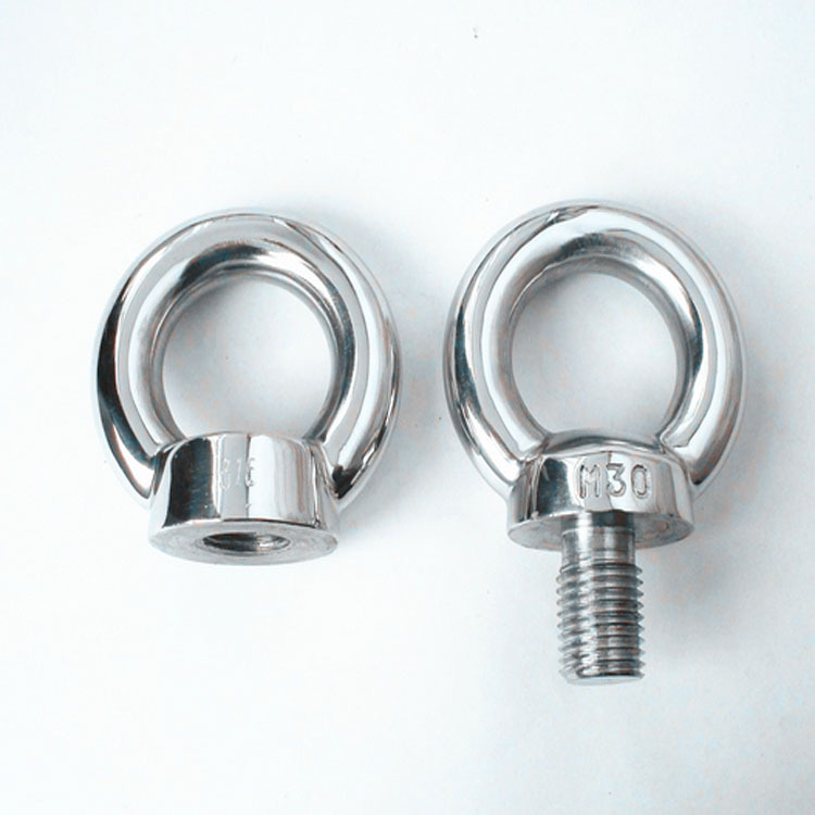 304.316L不锈钢吊环螺丝 加长吊环螺钉M3M4M5M6M7M8