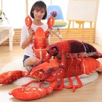 热卖批发 仿真龙虾 创意卡通毛绒玩具公仔