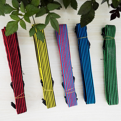 五彩绳加粗钩25宽实长1.8米牛筋货物捆绑绳行李带封车绳子高弹带