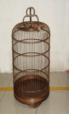 鸟笼、竹制鸟笼灯，高80cm