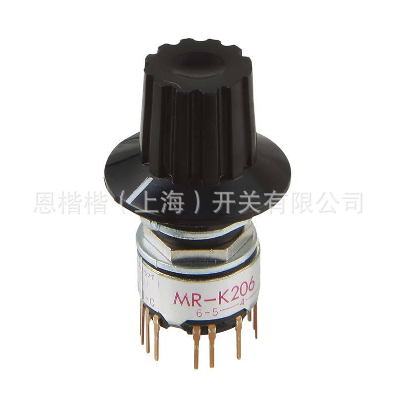 MRK206-A-11XB 半英寸直径密封处理旋转开关/NKK开关