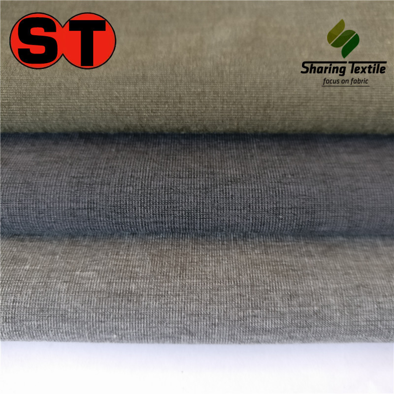 厂家直销涤阳棉四面弹面料/涤棉双色四面弹登山面料