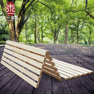 wholesale Wood deck Bedstead 1.8 Rice bed board 1.5 M row skeleton 1.2 fold pine Hard board ventilation