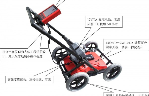 英国雷迪RD1000 探地雷达  金属和非金属管线探测仪