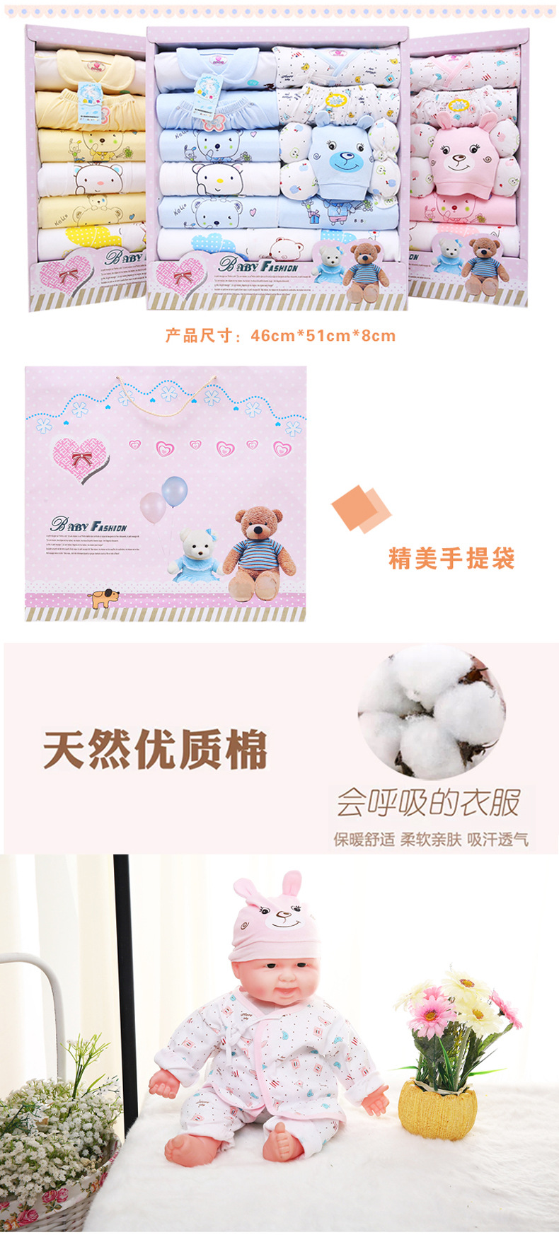 Coffret cadeau pour nouveau-né - Vêtements + Accessoires - Ref 1977308 Image 6