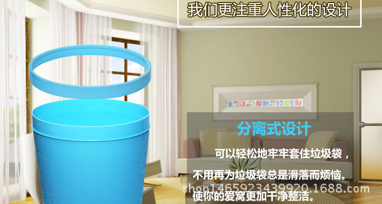 四色垃圾桶帶蓋詳情頁_08