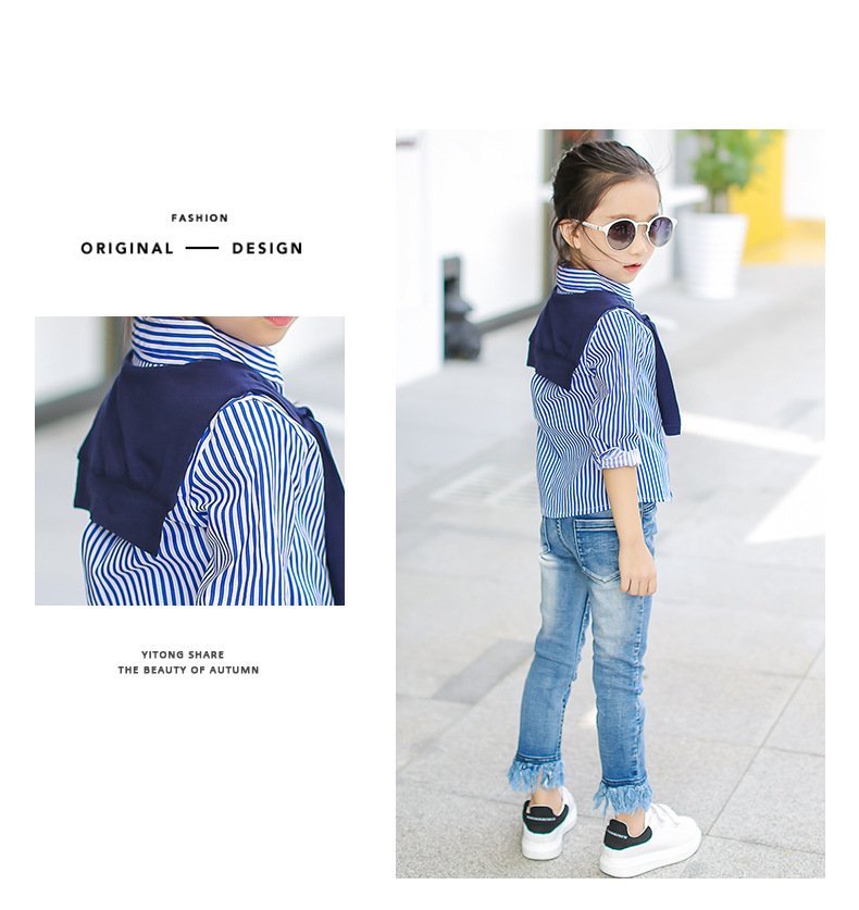 Chemise fille à manche longue - Ref 2088438 Image 15