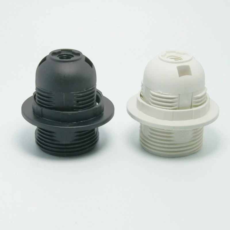 [Factory Direct Sales] E27 card -type half -tooth lamp head card -type plastic lampstone plastic lamp CE VDE certification