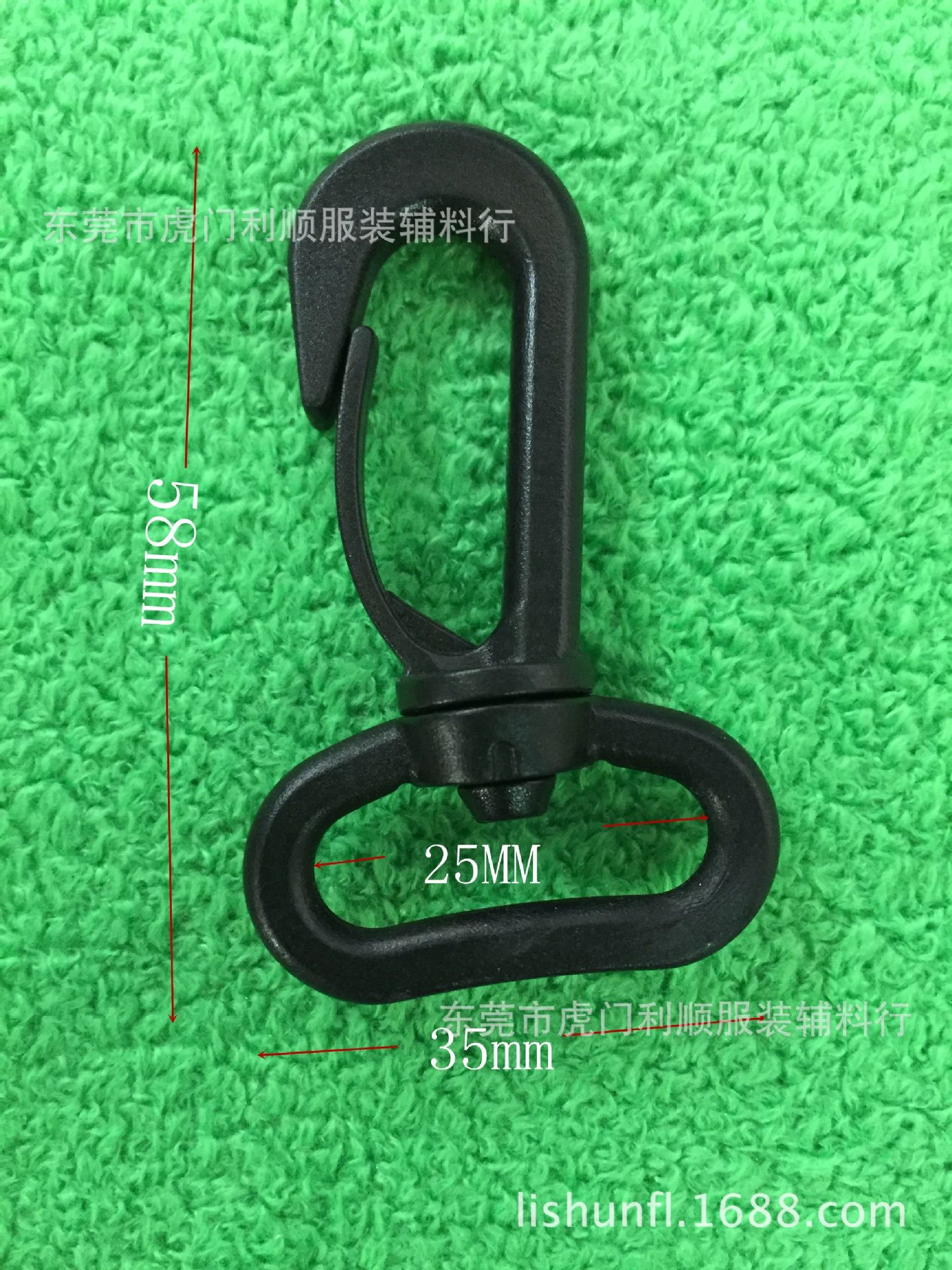 Готовая складская багажная лента 25 мм, пластиковая пряжка с крючком, пластиковая 1inch вращающаяся пряжка с крючком, пряжка с крючком 2,5 см