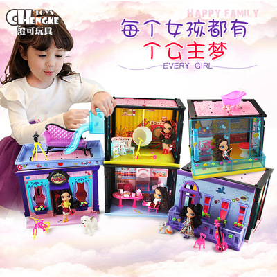 [Nhỏ duy nhất sản phẩm cao cấp] búp bê cảnh đồ chơi Doll nhà bếp nhà đặc biệt biệt thự loạt 5001-5005