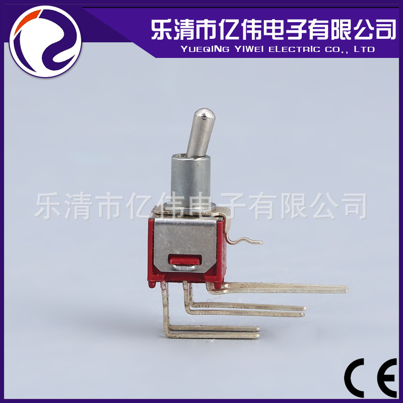 厂家供应YW2-302-2C4钮子开关6脚双排弯脚DPDT电动工具开关设备