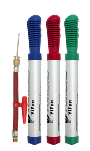 厂家供应批发铝管便携迷你手动球类气球充气玩具打气筒JY-24-2