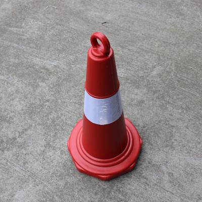 70cm塑料可灌沙反光路锥提环雪糕桶路桩反光桶路障桶交通设施
