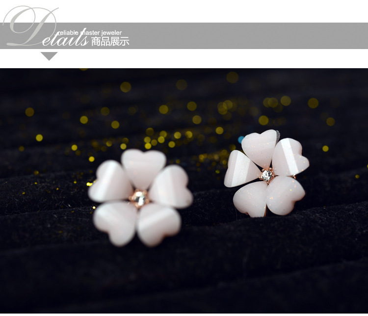 Korean Version Of Simple Temperament Trinkets Sweet Temperament Girls Earrings display picture 2