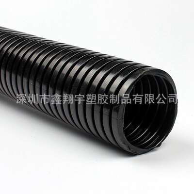 PA nylon Wear line hose Corrugated plastic pipe,Automotive wiring harness protect hose AD10mm , 100 rice