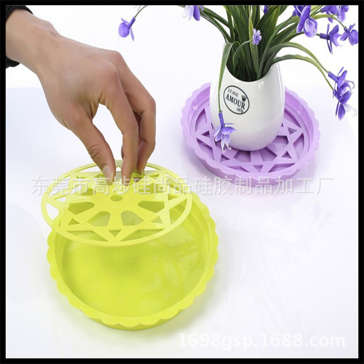 Fuente de la fábrica nuevo creativo suministros diarios de silicona montaña placemat estera de mesa juego de té estera taza de té