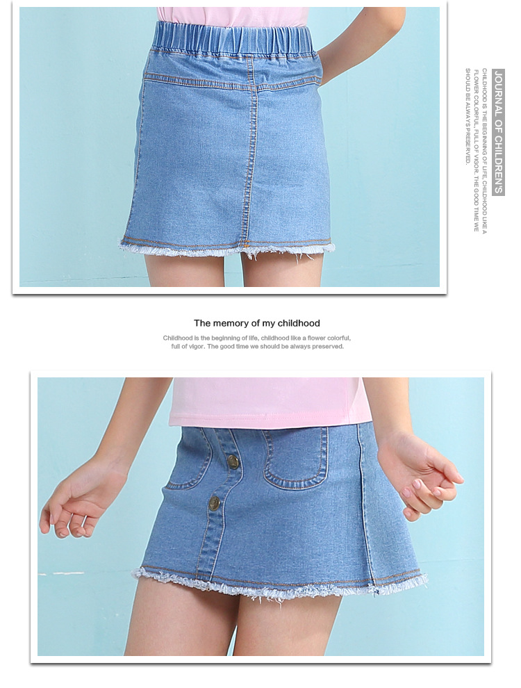 Jupe fillette en toile - Ref 2048145 Image 29