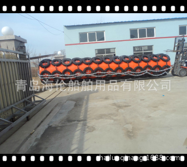 客户  诚信至上青岛海伦 海洋浮标 漂浮实心护舷防撞设施青岛否是