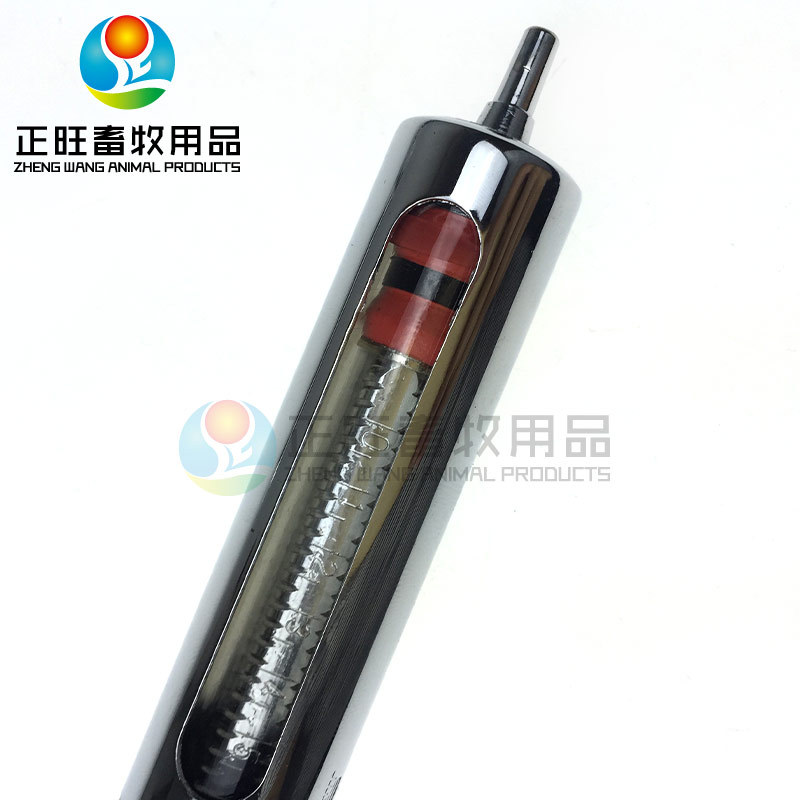 Aguja de inyección de piqiao inyector de vacunas continuo inyector de metal ajustable multiespecificación vacunador veterinario