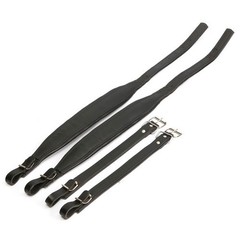 Accordion shoulder straps 80-96-120-Bass reinforced double leather head
